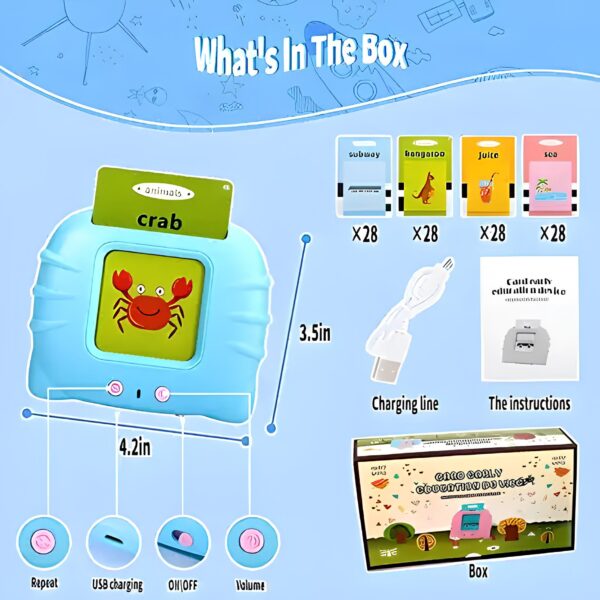 Flash Cards-Talking Toy For Kids - Image 2