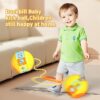 Skip Ball, Portable Foldable Colorful Flash Wheel Swing Ball, Kids Toys - Image 4